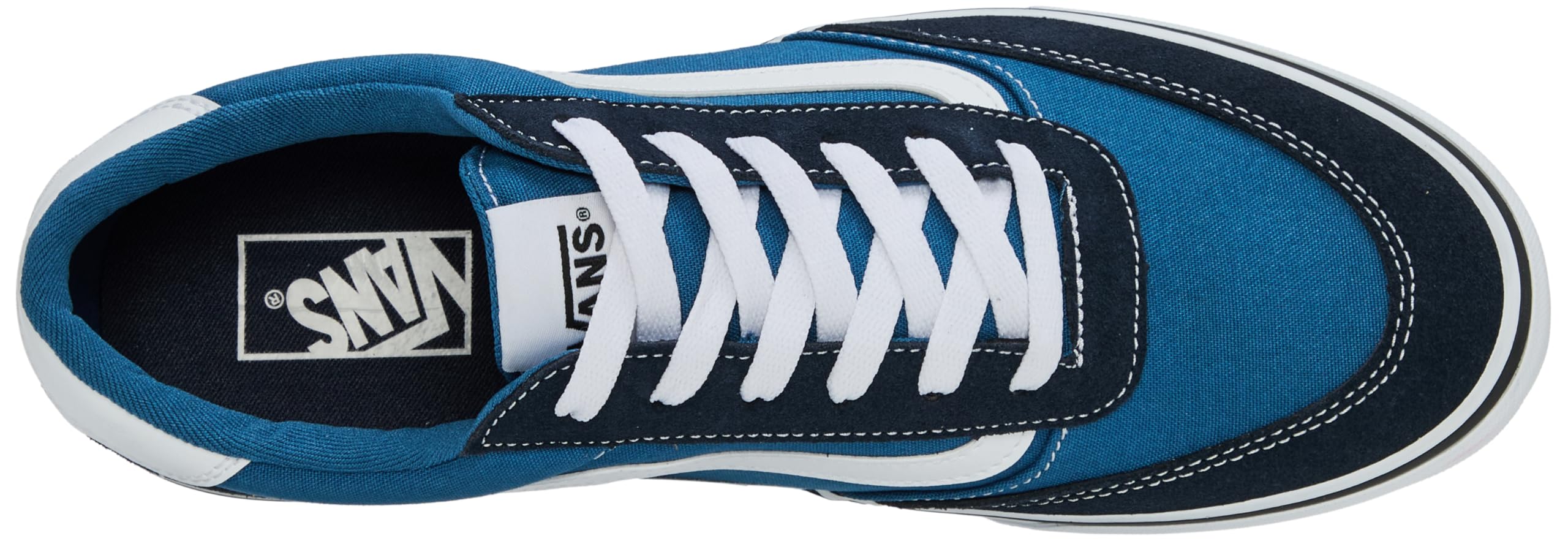 Vans Herren Brooklyn LS Turnschuhe Blue and Navy 42.5 EU – Bild 3