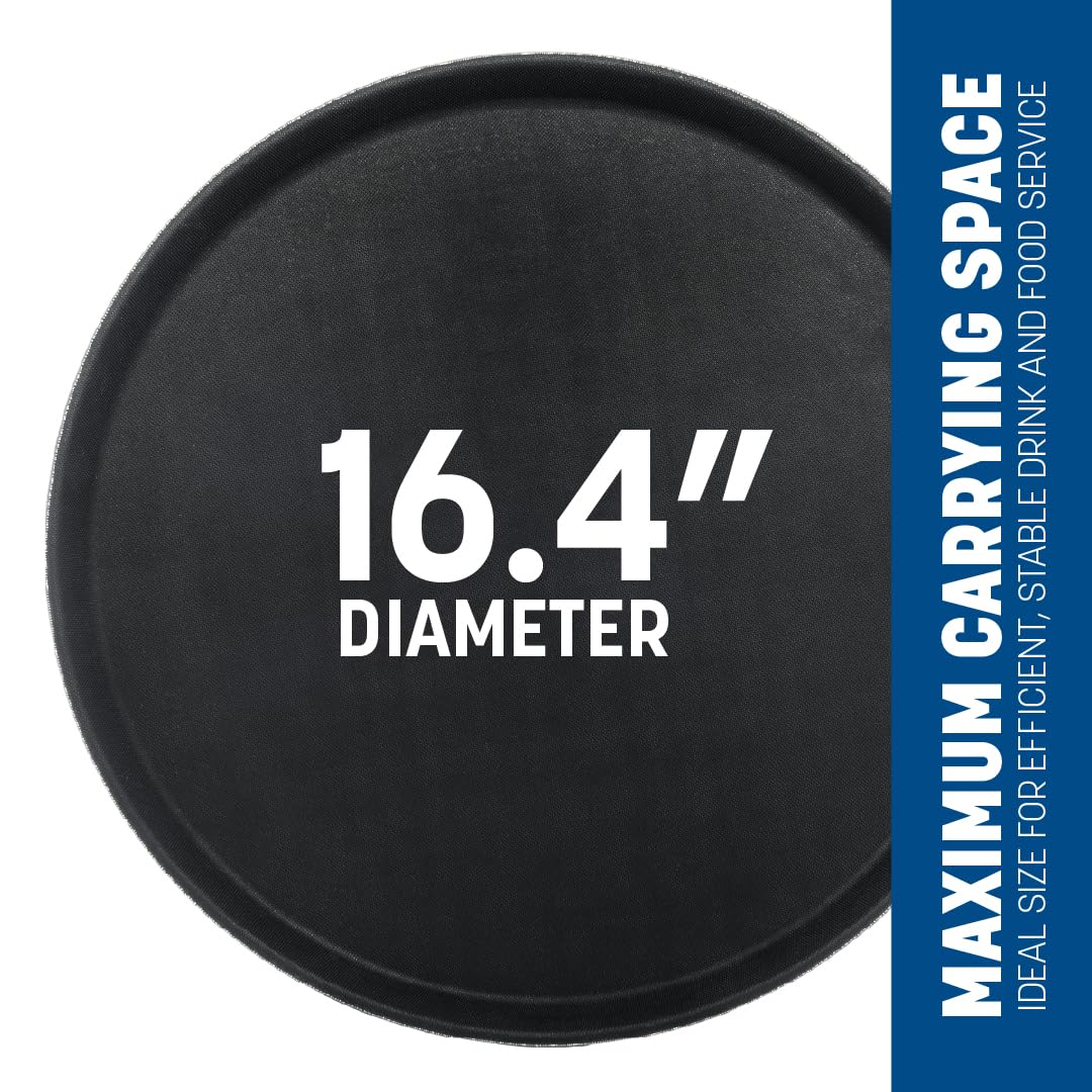 Carlisle 1600 GL004 griplite bandeja para servir, 16 – 7/16 ", polipropileno, Negro