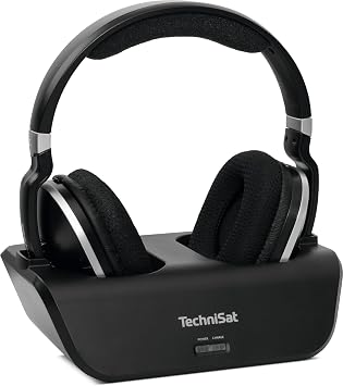 TechniSat STEREOMAN 2 V2 Casque sans Fil 2,4 GHz Noir