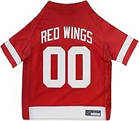 Vista 30 de Pets First Camiseta para perro de la NHL, Detroit Red Wings, XXL, una camiseta grande prémium para perros y gatos