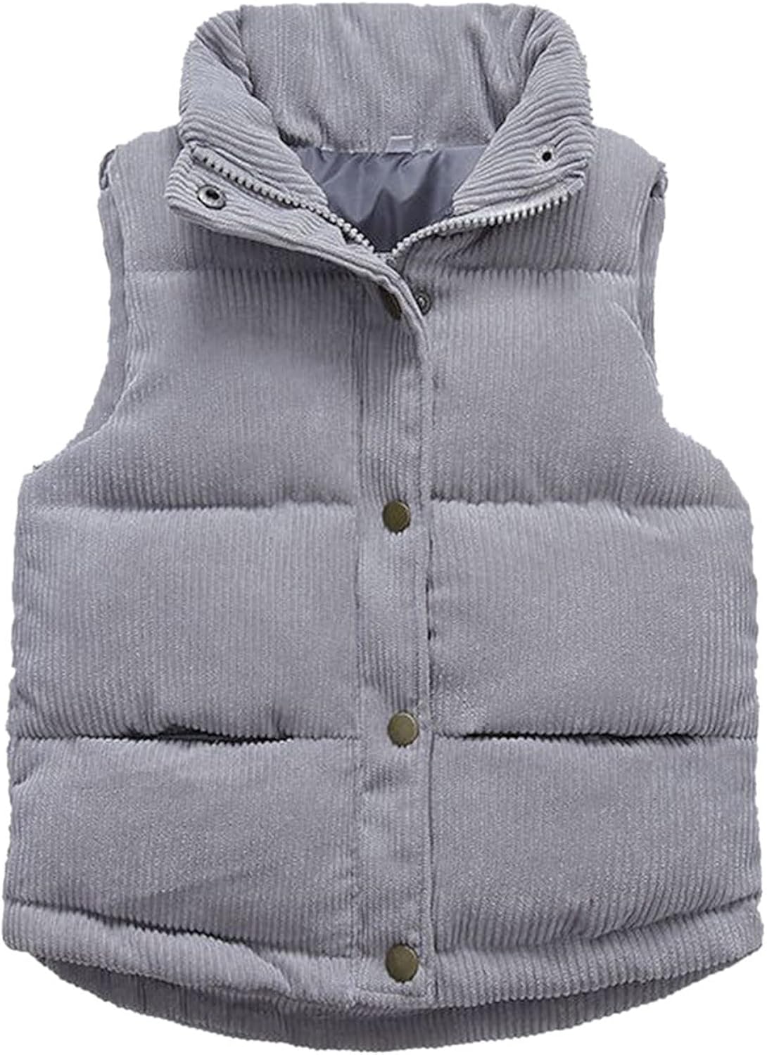DCJSGVYS Toddler Boys Girls Vest Fleece Fuzzy Sleeveless Coat Outerwear Pockets Hooded Coats for Boys Grey : Sports & Outdoors