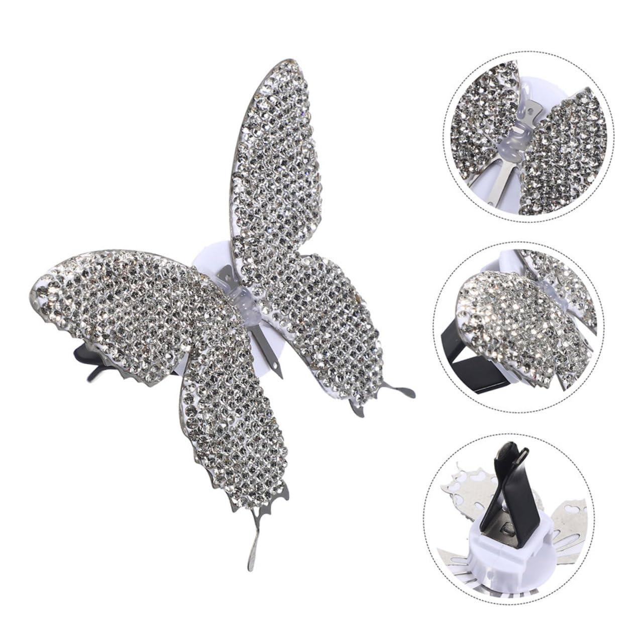 3stücke Rhinestone Auto Duftclip Für Lüftung Auto Dekoration Einfache Installation Frischer Duft Für Fahrzeug