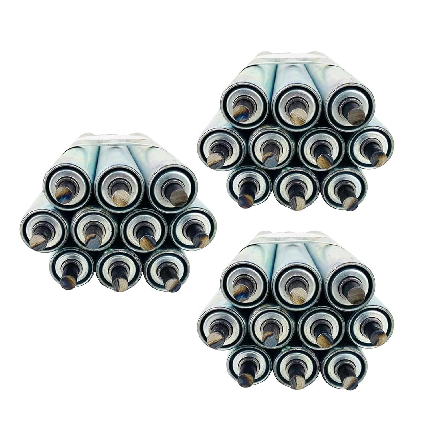 Rullo trasportatore industriale, confezione da 30 pezzi, 5,1 cm, lunghezza 35,1 cm, per magazzini e linee di montaggio HeavyDu Fac Roller System Conveyor Parts