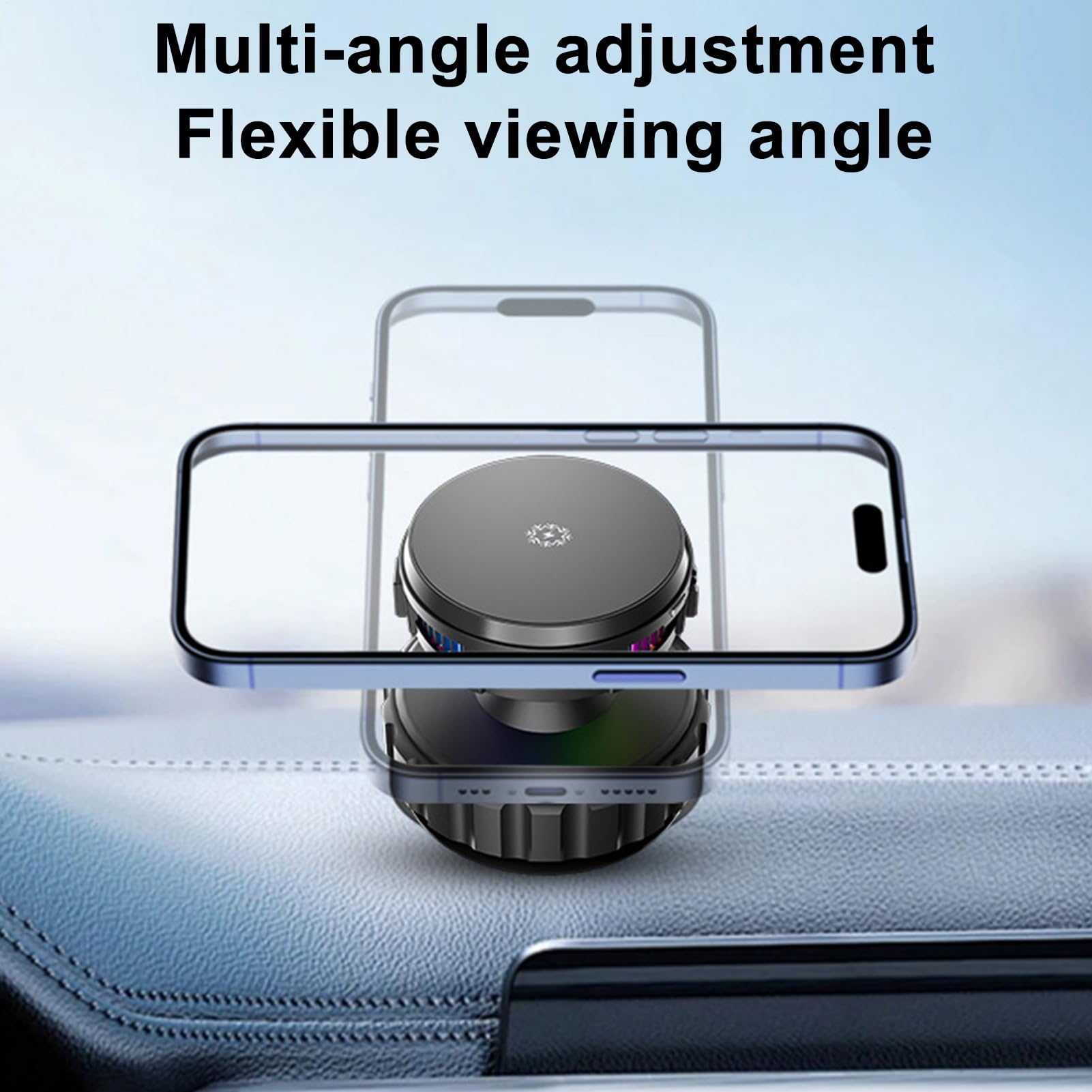 Supporto magnetico per telefono con attacco per auto Porta Smartphone per | Supporto Magnetico per Telefono per Cruscotto per Auto per SUV, camper, berline e