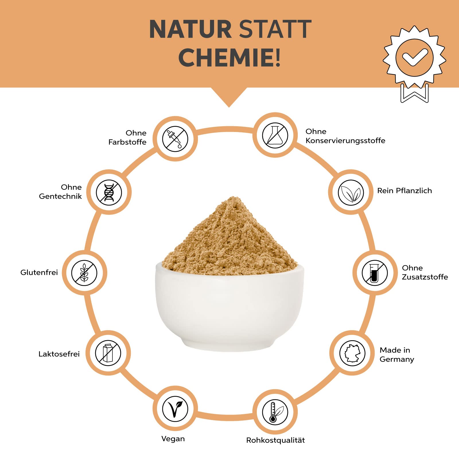 Bio Camu Camu Pulver 1kg hochdosiert mit natürlichem Vitamin C aus Brasilien | 100% ohne Zusatzstoffe in Rohkost-Qualität