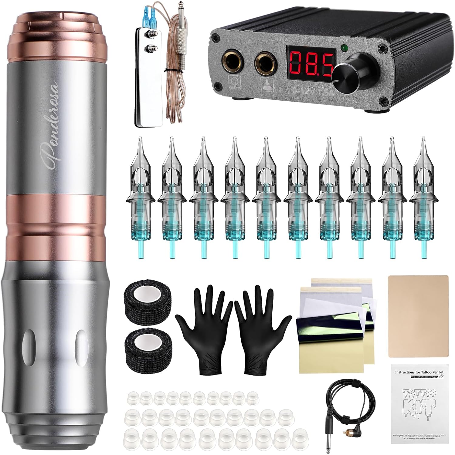 STIGMA Tattoo Machine Kit Complete Rotary Machine Set Tattoo Pen with