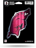 Vista 48 de Rico Industries NCAA - Calcomanía metálica troquelada de 5 x 7 pulgadas (decoración automática o para el hogar)