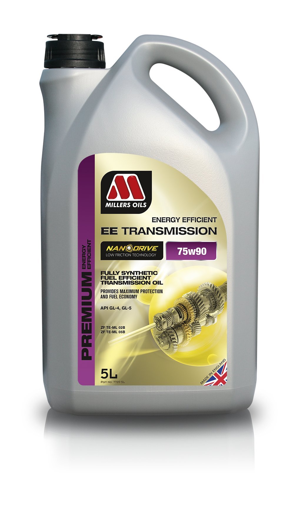 Millers Oils7709GG EE Transmission Oil, 75W90-5L jug