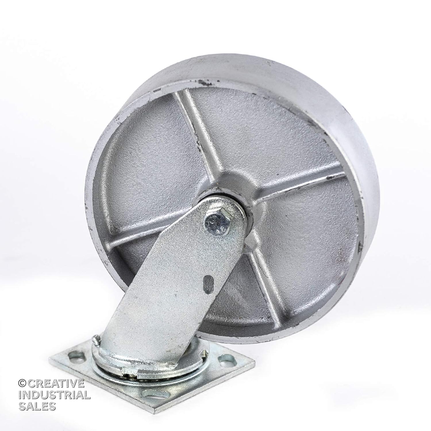 8" X 2" Swivel Casters Heavy Duty Semi-Steel Wheel (2) and Rigids (2) 1250 Lbs Each Tool Box