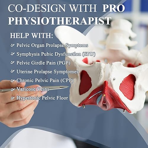 Miniatura 3 de V-Sling - Cinturón de apoyo pélvico para prolapso, SPD de embarazo, varicosidades vulvares, LCS, suelo pélvico, soporte de prolapso de órganos,