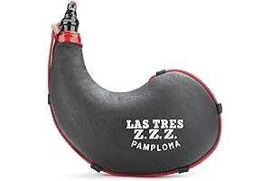 Handcrafted Spanish Genuine Dark Dye Bota Bag