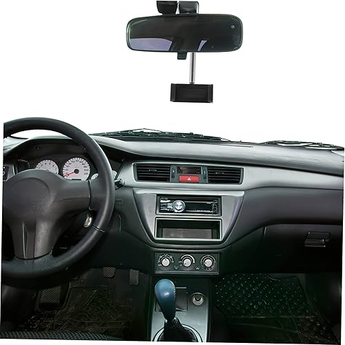 Miniatura 8 de IMIKEYA 4 Pcs Car Phone Holder Rear View Mirror Cell Phone Holder Rearview Mirror Phone Holder Adjustable Phone Holder Navigation Holder Phone Mount