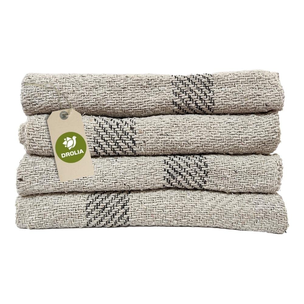 DroliaFresh Floor Mop Cloth - Cleaner Cloths for Mopping & Cleaning Home, Cotton Pocha Kapda, Duster Clothes, 4 pcs 46x46cms Medium Size 380GSM (Size & Weight Guaranteed) Highly Absorbent (B09SBDM7ZZ) Amazon Price History, Amazon Price Tracker