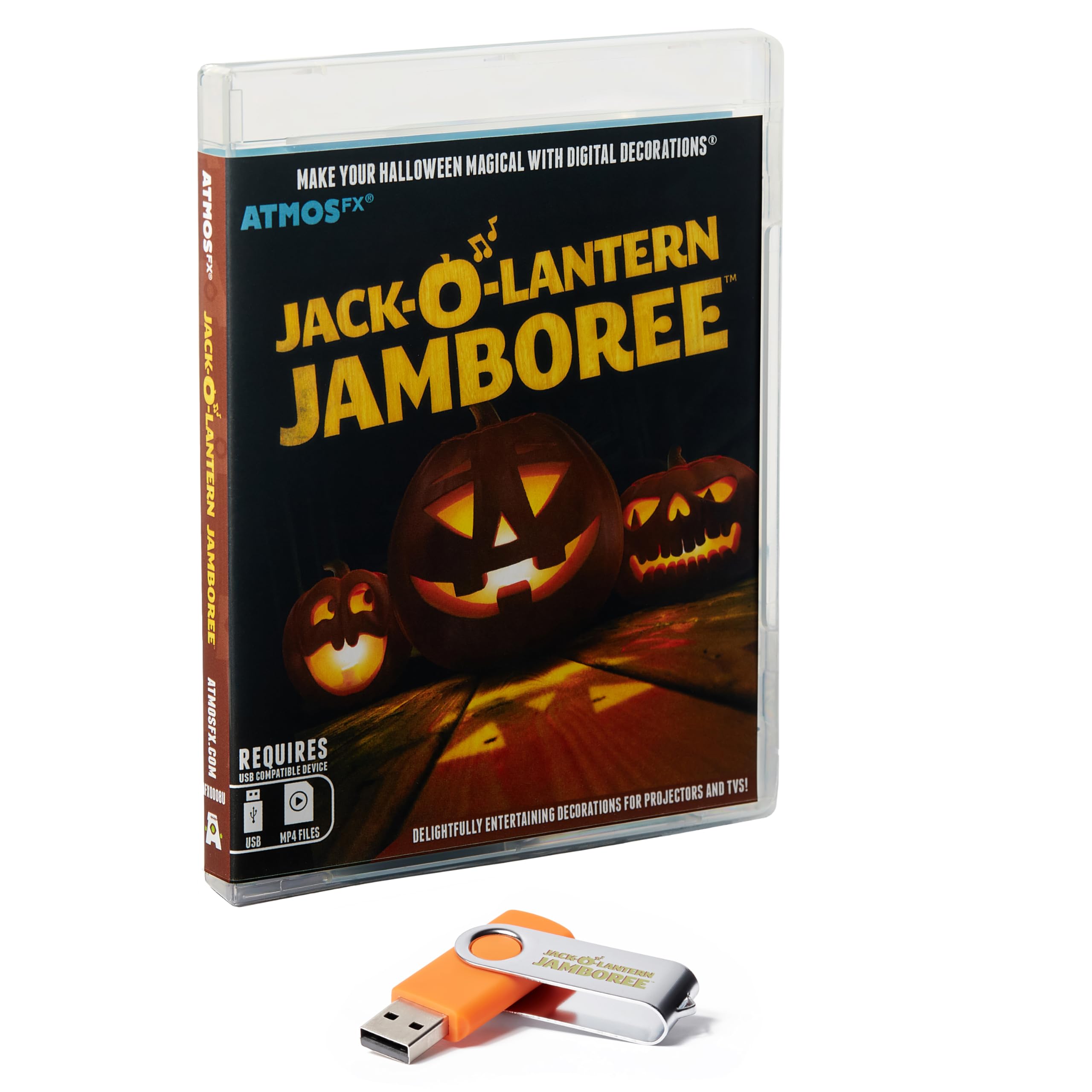 AtmosFX Halloween Digital Decoration USB - Jack-O-Lantern Jamboree