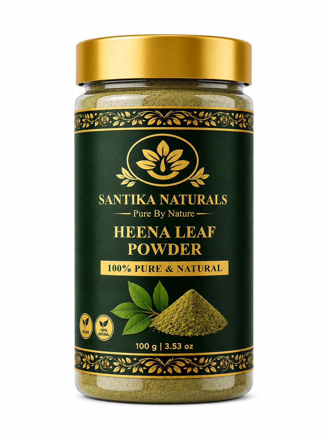 Herbal Henna Leaf powder for hair Colour/Dye and Growth|100 Gm |No Added Color & Preservatives (100 GM)-picture-33