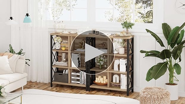 Amazon.com: FATORRI 6 Cube Storage Organizer Shelf, Wood and Metal