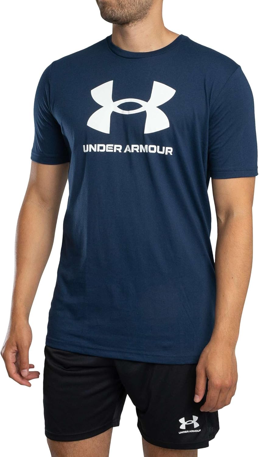 Under Armour Men's Sportstyle Logo Short Sleeve T Shirt - Image 2