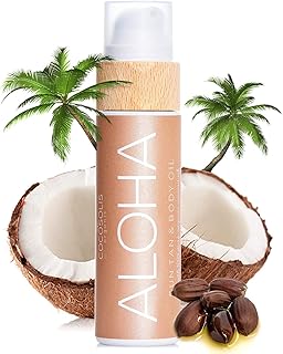 COCOSOLIS ALOHA Sun Tan & Body Oil XL | Organic Tanning Bed Lotion | Get Healthy Deep Chocolate Tan | Tanning Accelerator with 5 Precious Oils to Make Your Skin Glowing & Revitalized