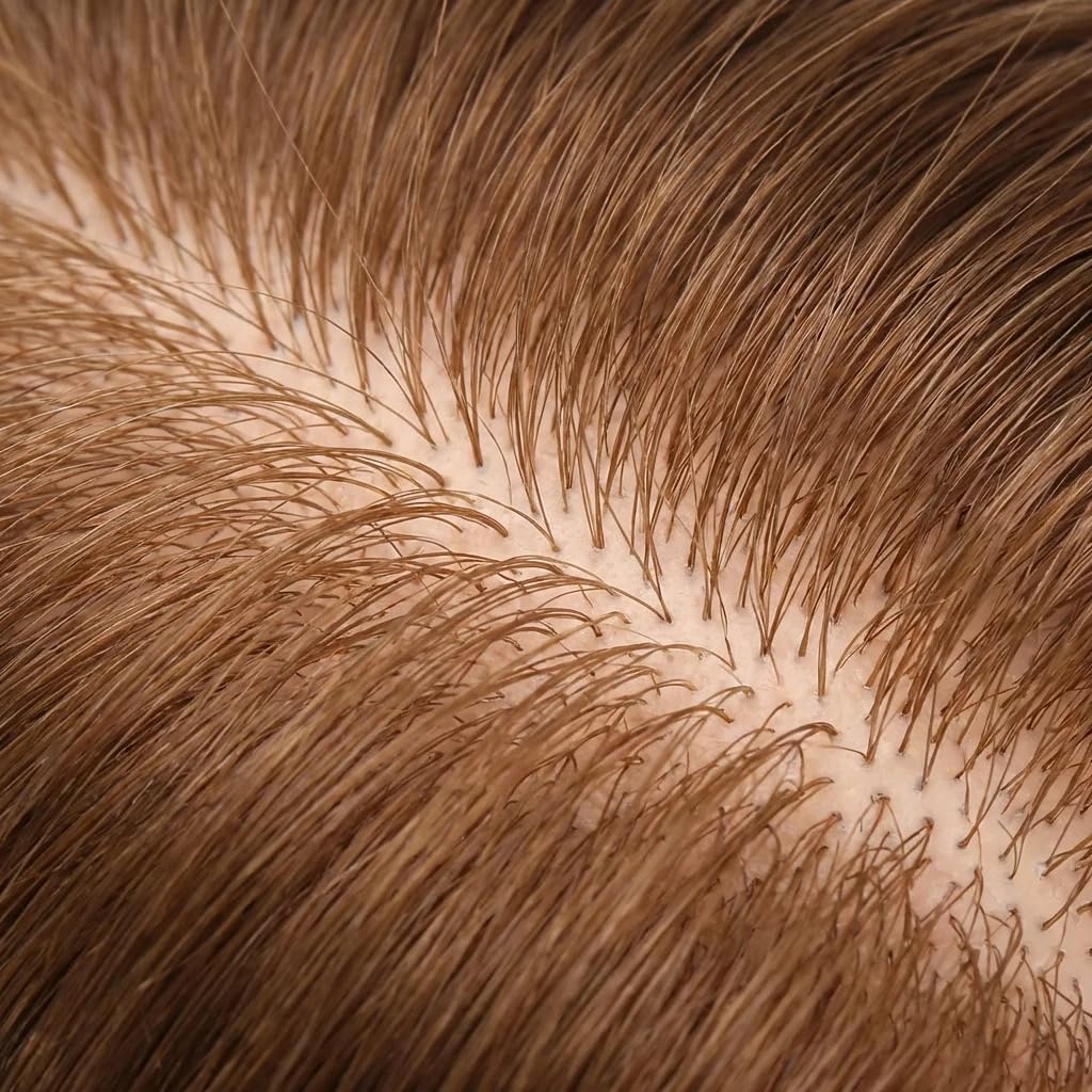 Weiblicher Mannequinkopf aus 100 % Echthaar, Styling-Kopf, Kosmetologie, Puppenkopf für Friseure, mit kostenloser Klemme, Braun, 40,6 cm