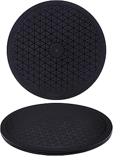 16 inch Turntable Rotating Caster Spinner Non Skid Lazy Susan Heavy Duty 360˚ Rotating Swivel Stand for Model Base/Potted Plants/TV/Monitors/Craft Paintings (10 inch)