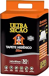 Tapete Higiênico Great Pets Ultra Secão Carvão Ativado 60x60cm 30 Unidades