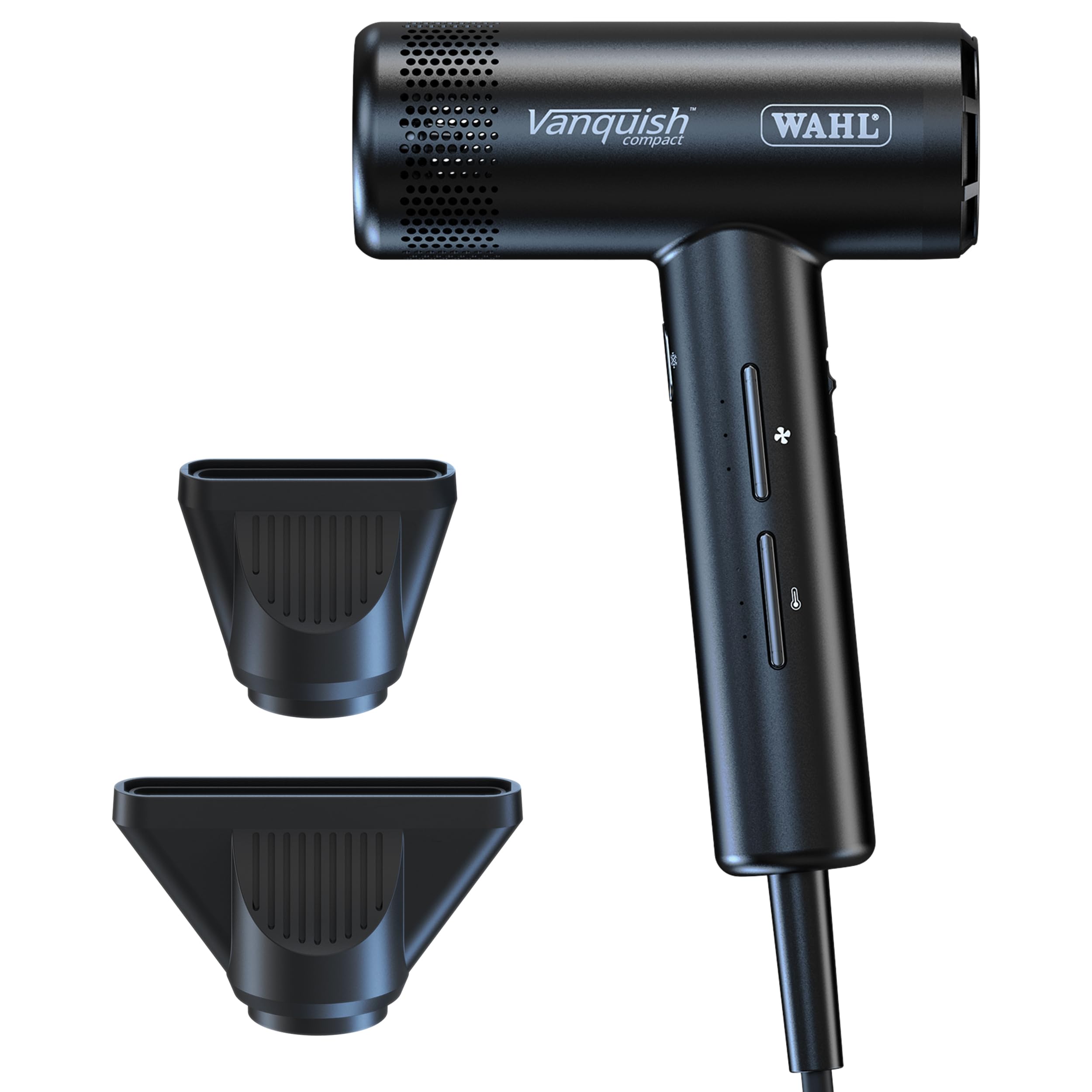 Wahl Professional Vanquish Compact Hair Dryer Ultra Lightweight Digital Motor Corded Dryer with 3 Heat 3 Speed Settings