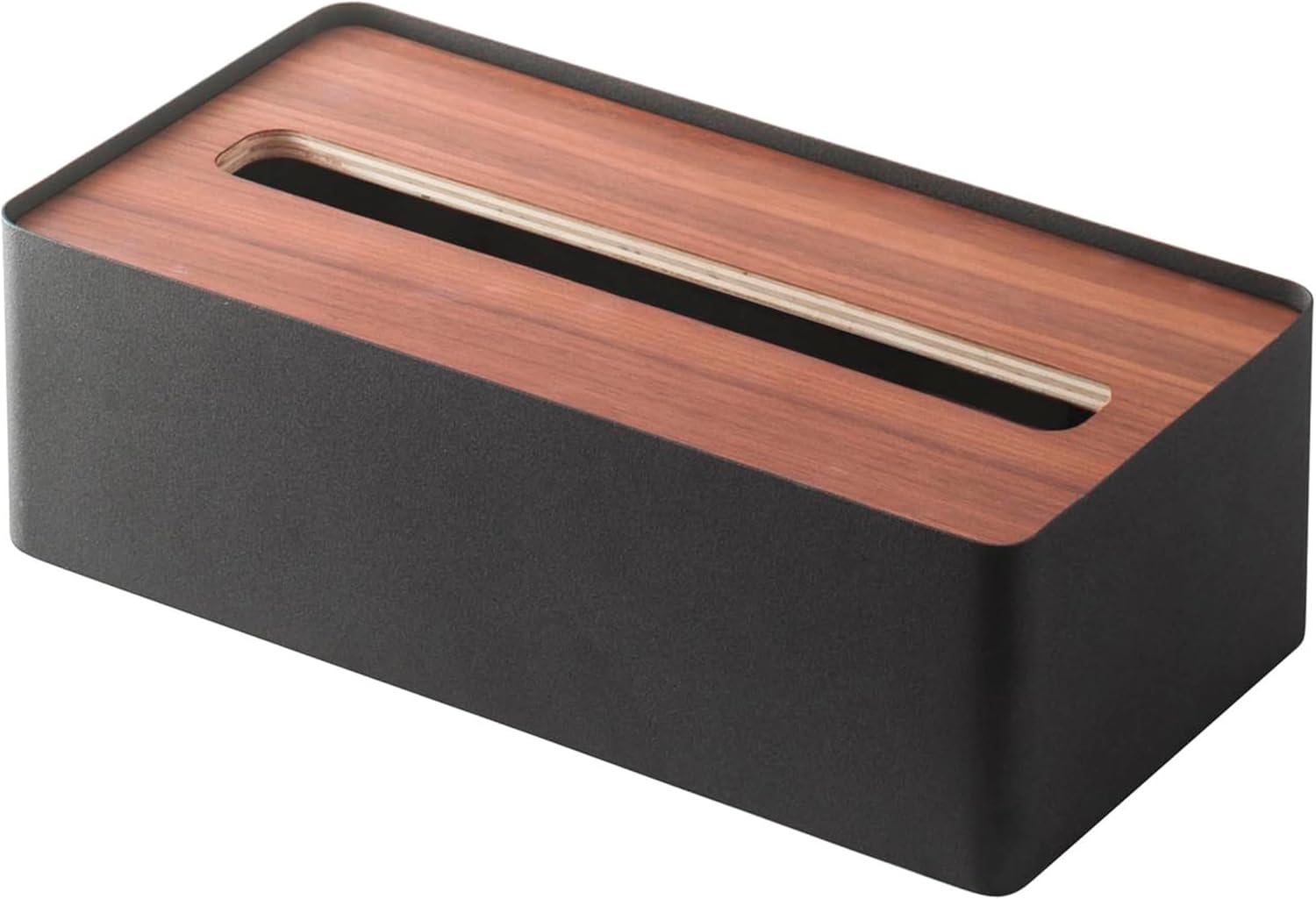 山崎実業(Yamazaki) 蓋付き ティッシュケース