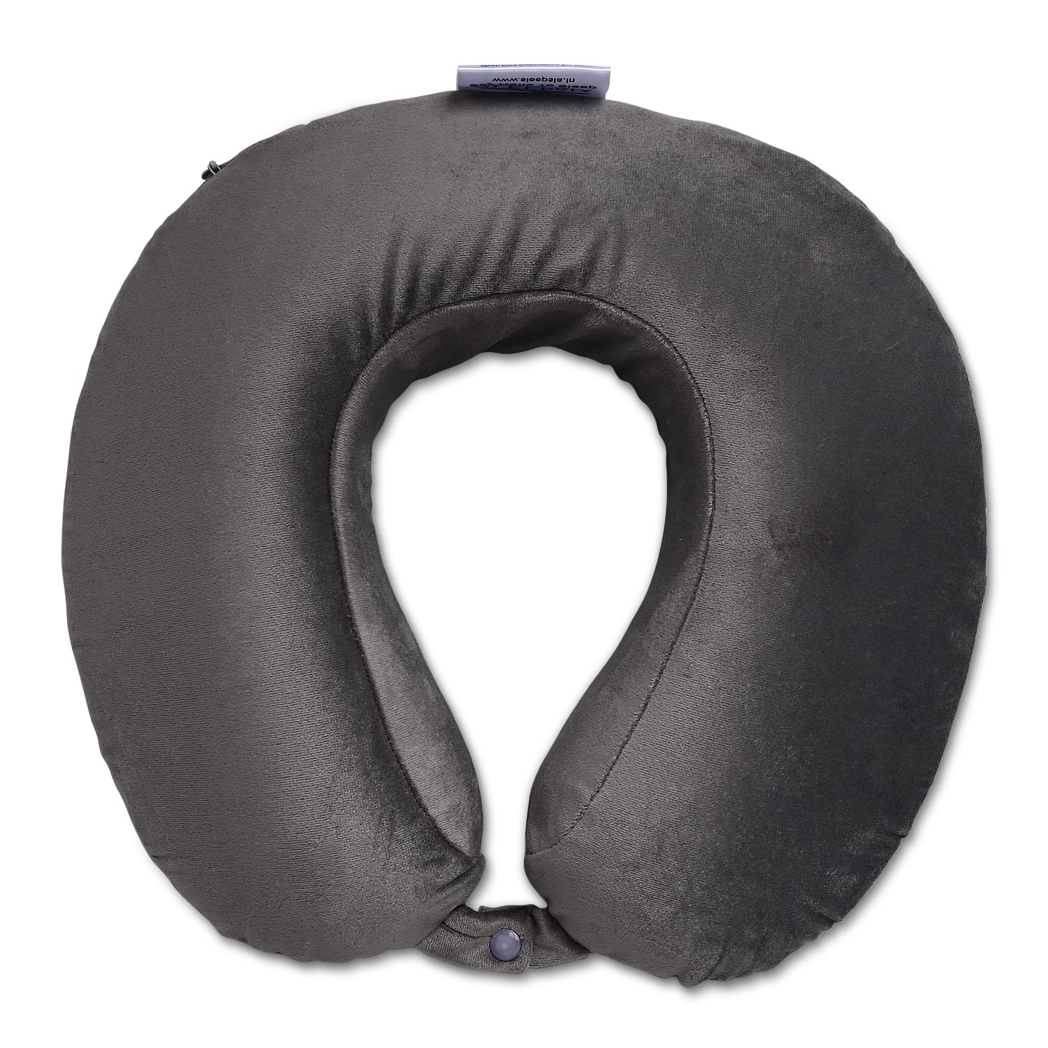 Sleepsia Velvet Neck Travel Pillow (Microfiber), Comfortable Travel Pillow Great for Long Road Trips and Flights (Grey, Pack of 1) (B0B5XKWDY7) Amazon Price History, Amazon Price Tracker