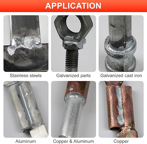 Miniatura 7 de 30 varillas de soldadura de aluminio, alambre de soldadura de 20 pulgadas de largo, eje sólido de metal para soldadura de solución