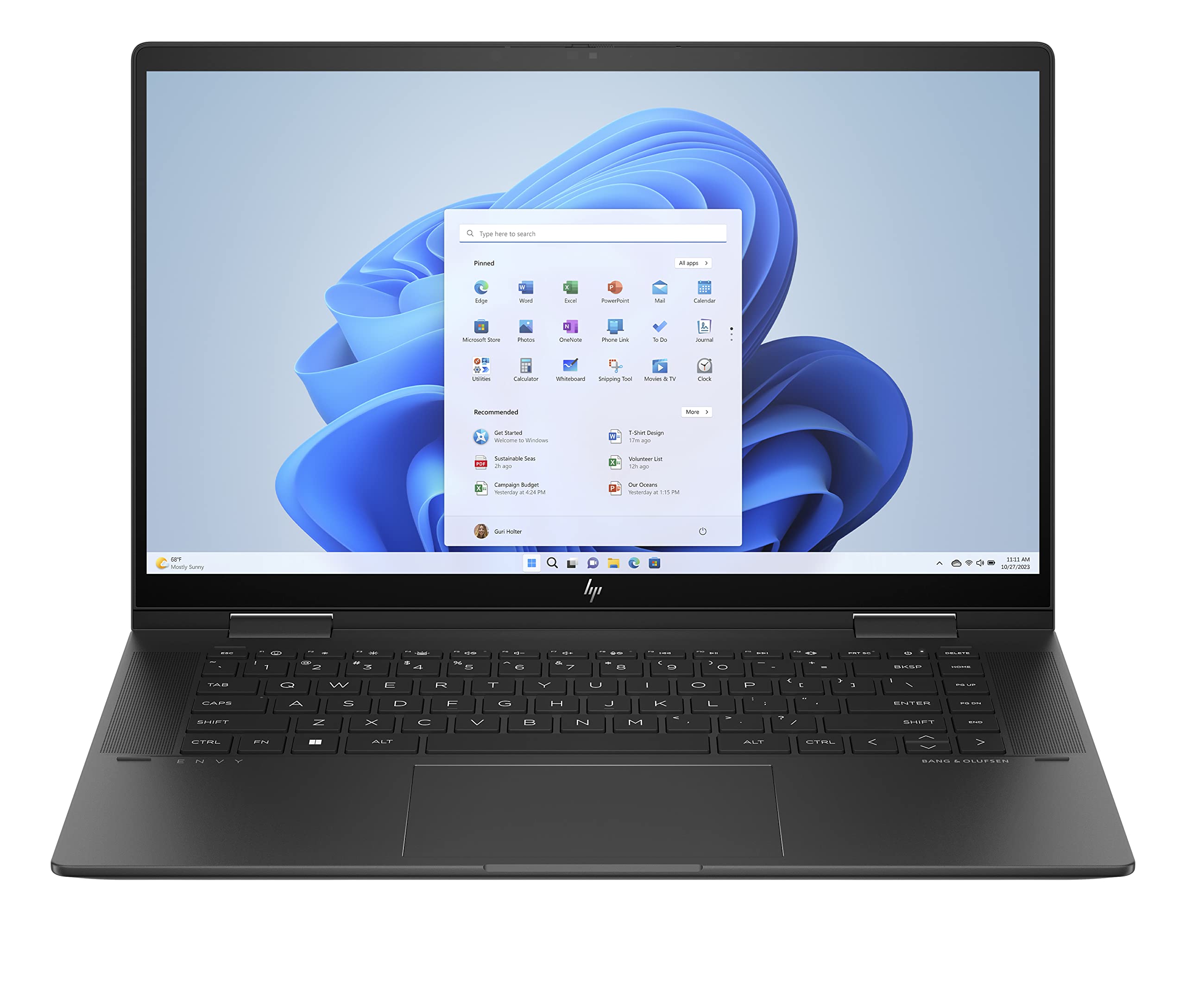 HP Envy x360 2-in-1 Laptop 15-fh0307nw | 15.6" Full HD ekran dotykowy | AMD Ryzen 5-7530U | 16GB RAM | 512GB SSD | Windows 11 Home | QWERTY Keyboard (Polski)