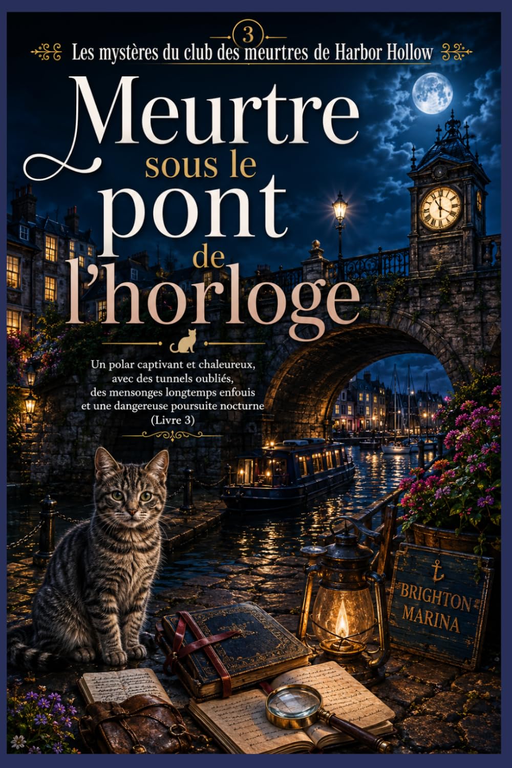 Meurtre sous le pont de l'horloge: Un polar captivant et chaleureux, avec des tunnels oubliés, des mensonges longtemps enfouis et une dangereuse ... du club des meurtres de Harbor Hollow)