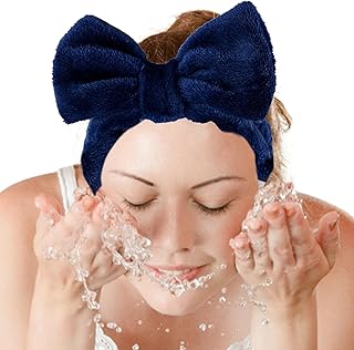 洗顔ヘッドバンド、女性用ボウウォッシングヘアバンド、女性用ヘアバンド、ビューティーメイク スパ ヨガ ワークアウト エクササイズ フィットネス グルーミング用
