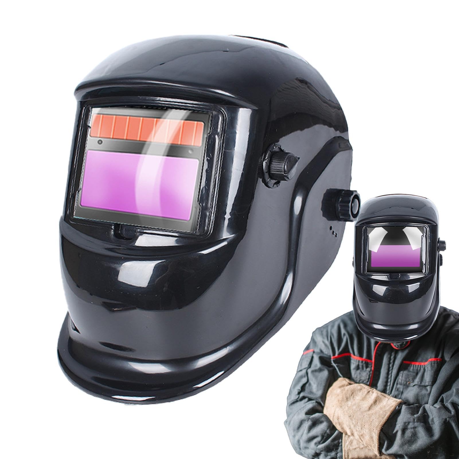 Capot de soudage à assombrissement automatique Teksome pour cagoule et masque