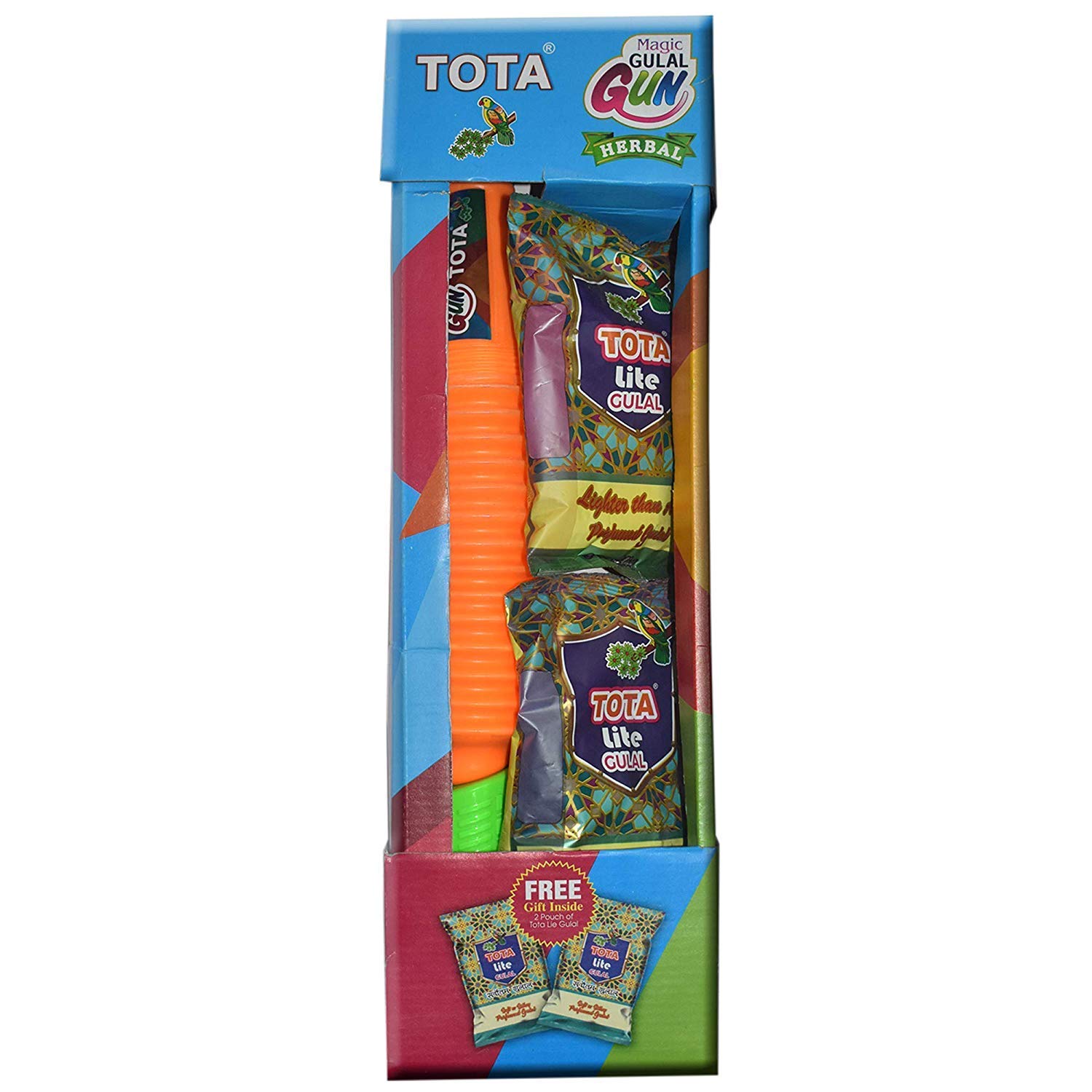 VRINDAVANBAZAAR.COM Tota Herbal Magic Gulal Gun for Holi Celebration