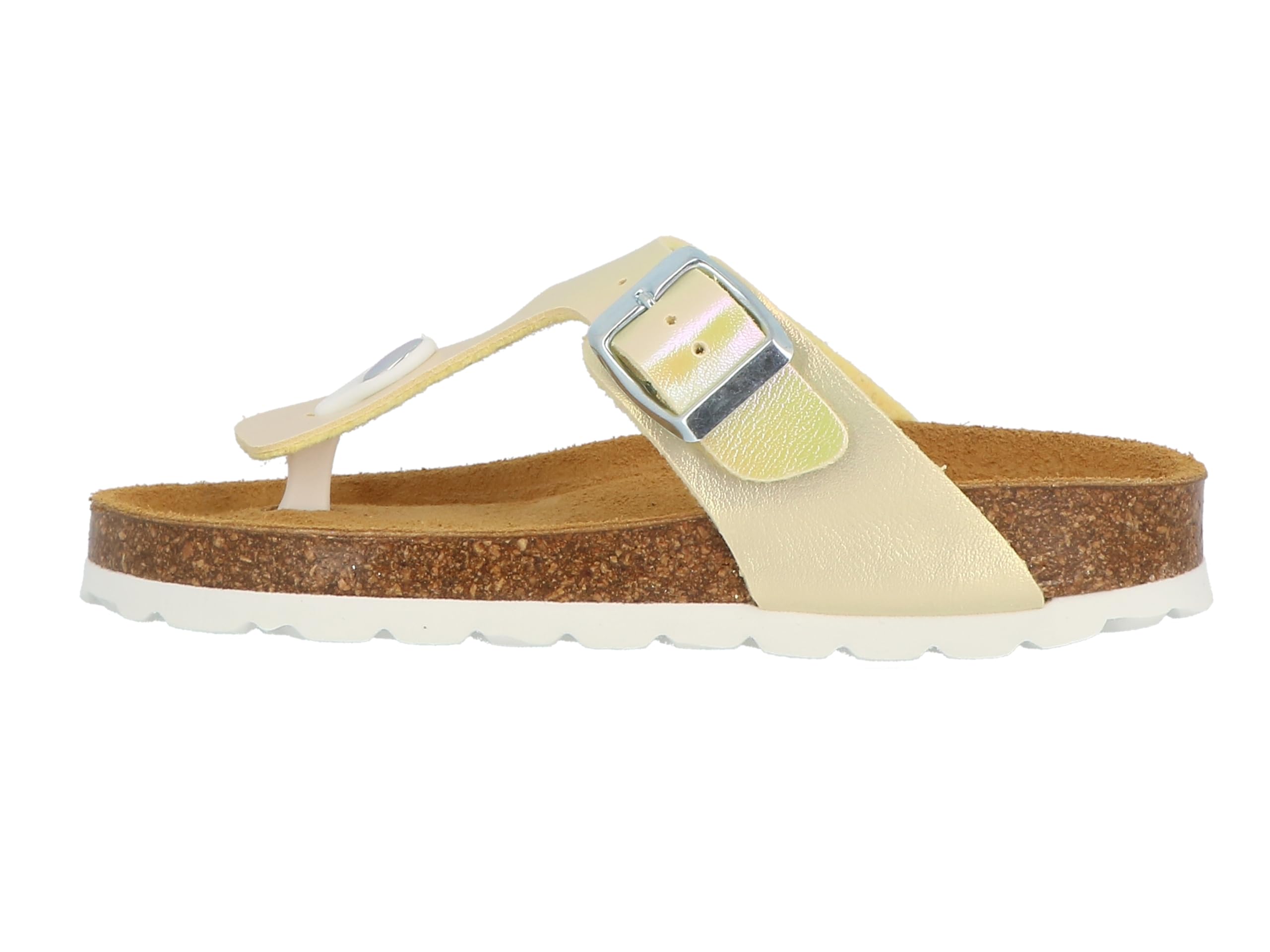 Lurchi 95L7003006 Slide Sandal, Yellow-Multi, 4.5 UK