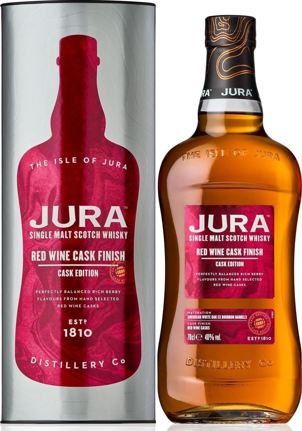Jura Red Wine Cask Edition Single Malt Scotch Whisky 70cl