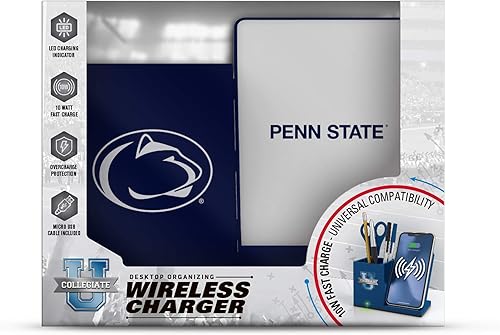 Miniatura 137 de SOAR NCAA - Soporte de carga inalámbrico unisex para teléfono celular y organizador de escritorio