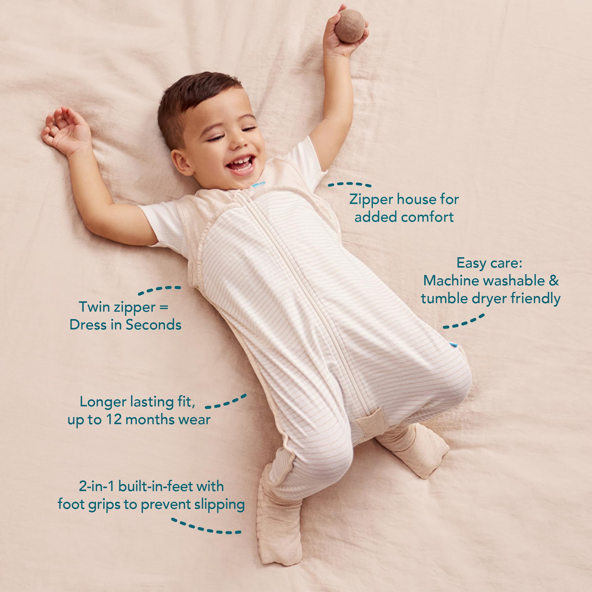 Love To Dream Sleep Suit 1.5T Stretch Cotton Fleece Twigs