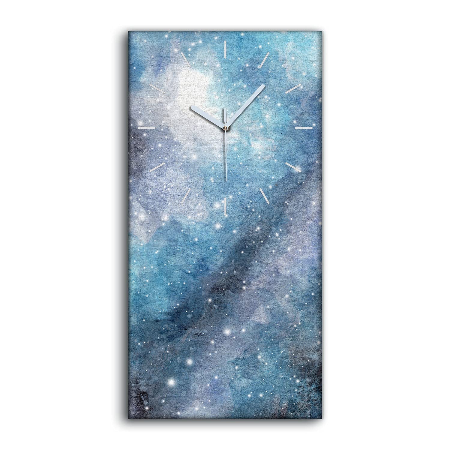 Horloge silencieuse sans tic-tac galaxie Coloray 30x60cm pour chambre