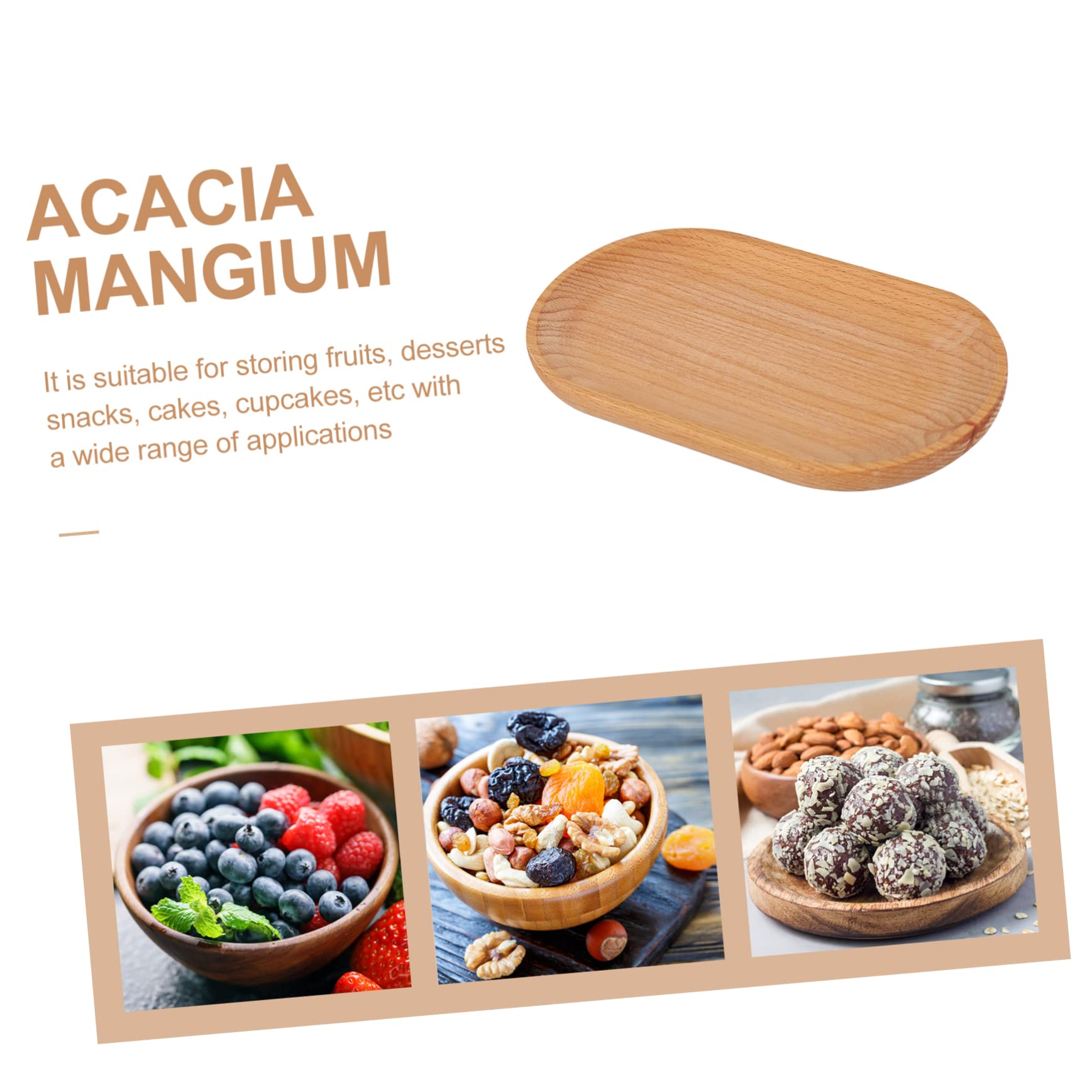 KICHOUSE Elegant Food Plate Rotating Outdoor Snack Tray Appetizer Serving Tray Lid