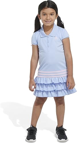 Miniatura 3 de adidas Girls' Short Sleeve Active Sporty Tennis Polo Dress