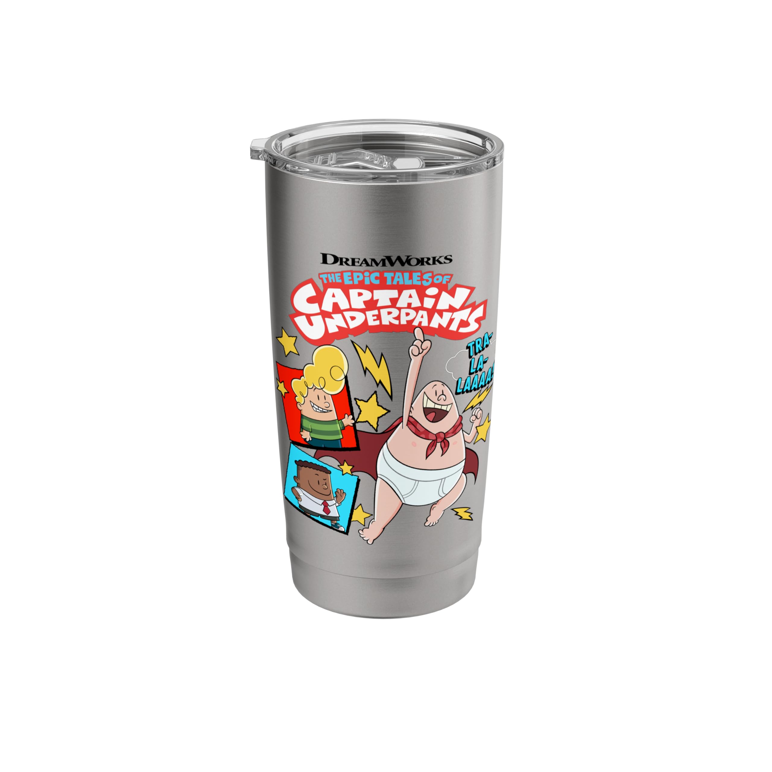Captain Underpants TRA-LA-LAAAA! Stainless Steel Insulated Tumbler