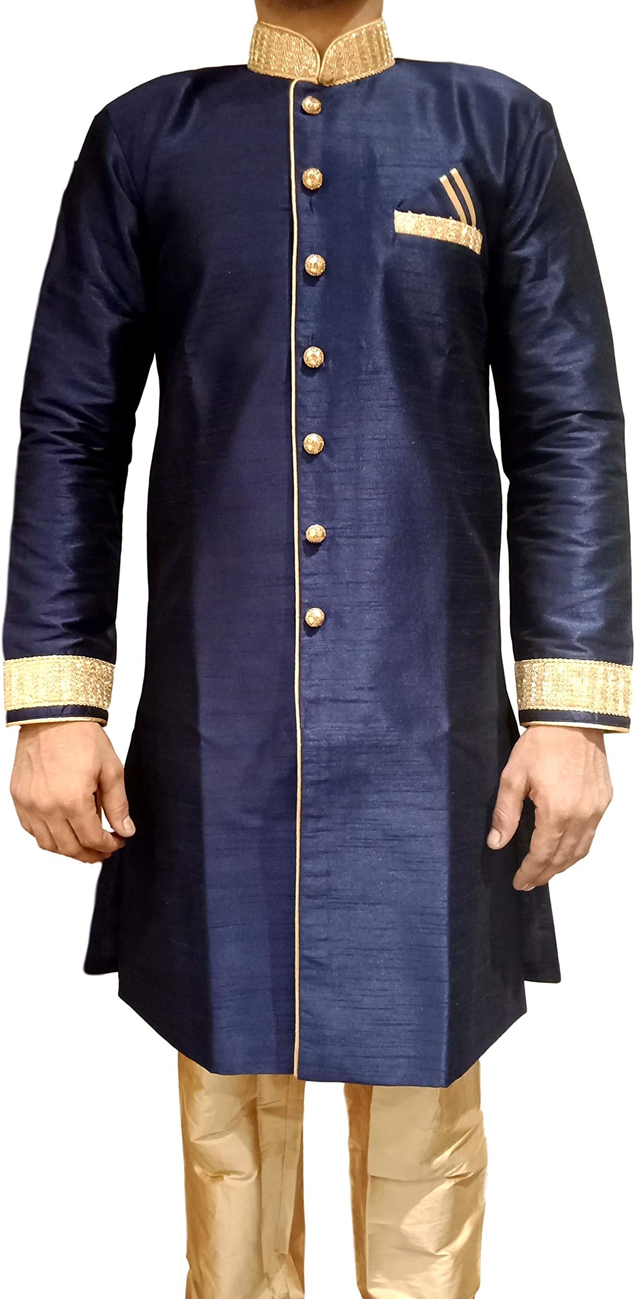 TathastuMens Sherwani Kurta Pyjama Set