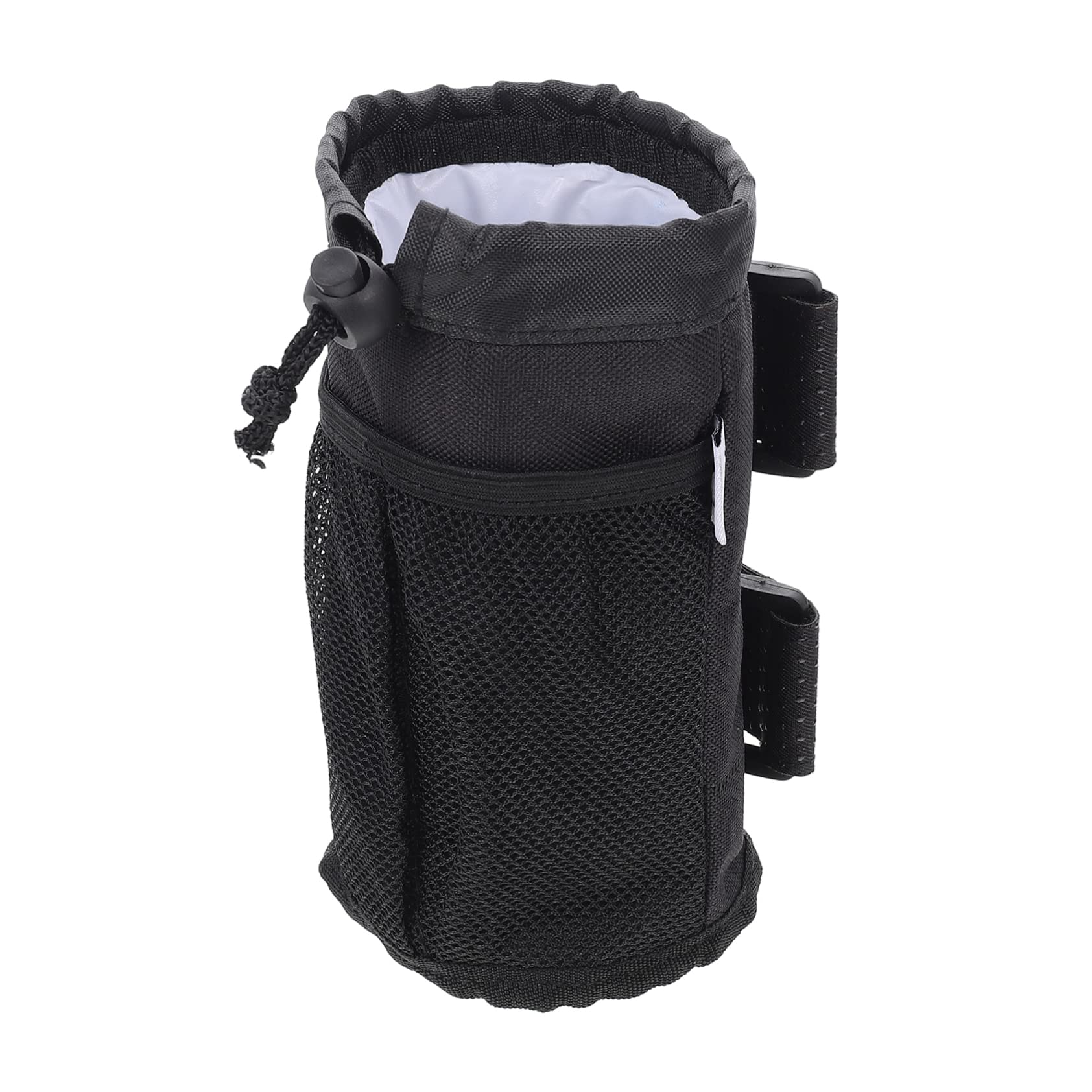 HAWILLOSCH Stroller Water Bottle Holder Compact Oxford Cloth Cup Holder for Wheelchair Bike and Scooter Portable Drink Holder for Strollers Walkers and Shopping Carts