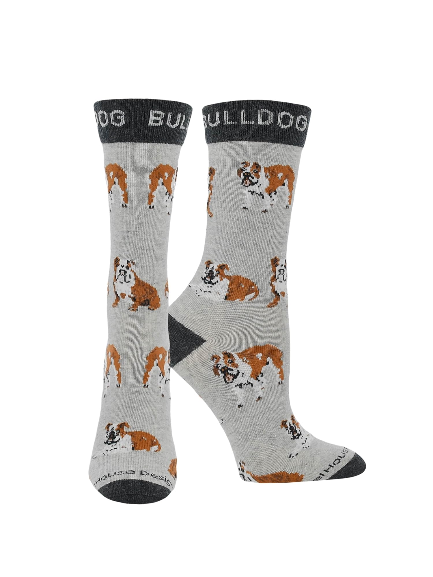 WHD American Bull Dog Crew Socks for Women &amp; Men | Gift for Dog Lovers, Cute Pet Socks