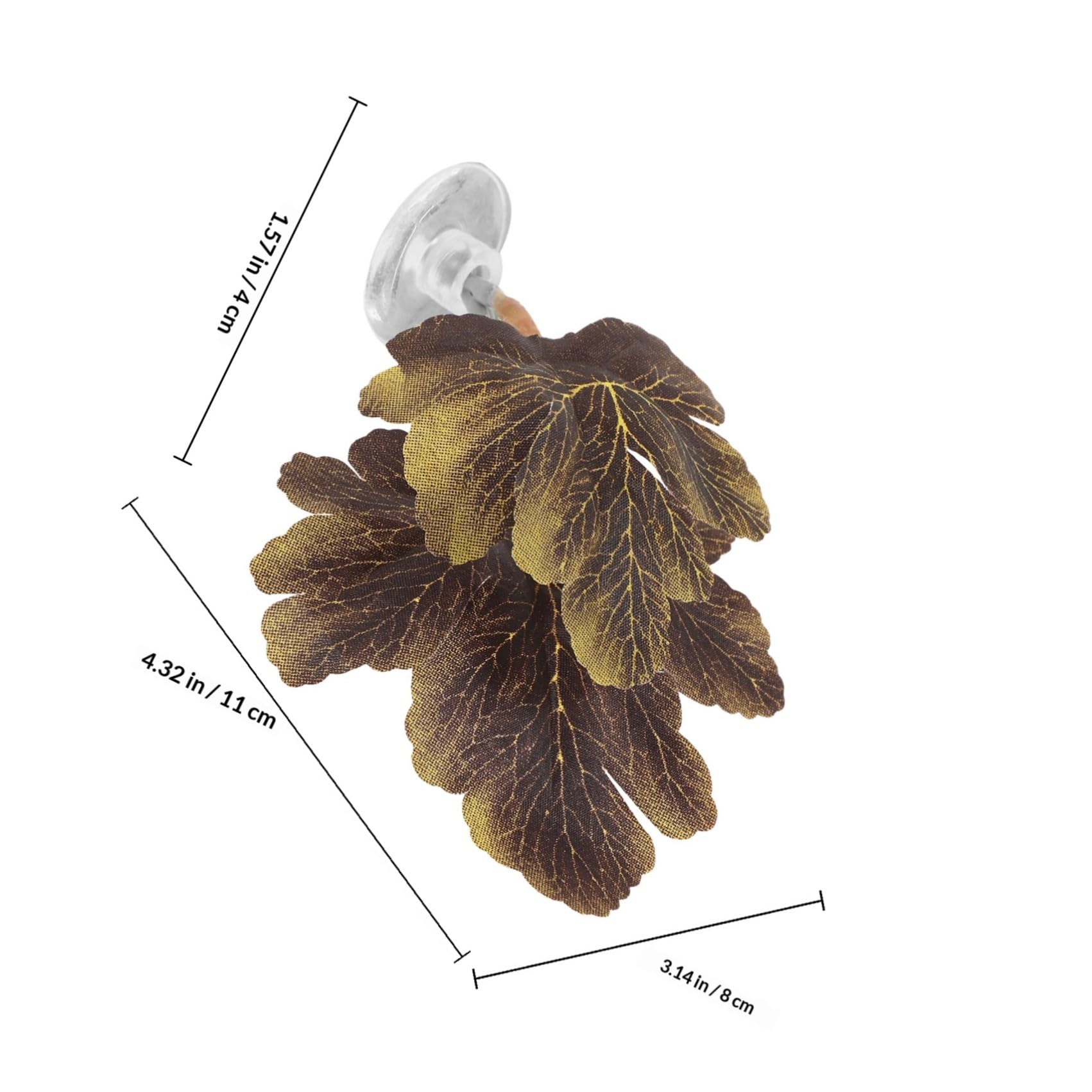 Beaupretty Ornement De Réservoir pour Betta De Imitant Plantes Aquatiques avec Ventouse pour Aquarium Décoratif Et Sécurité Poissons