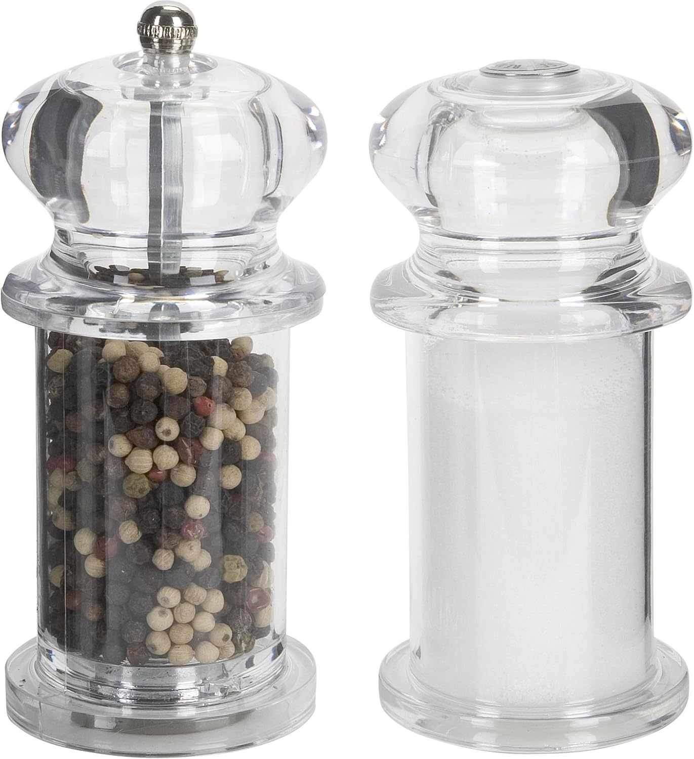 Trudeau Tradition 5 1/4Inch Pepper Mill and Salt Shaker Set Amazon