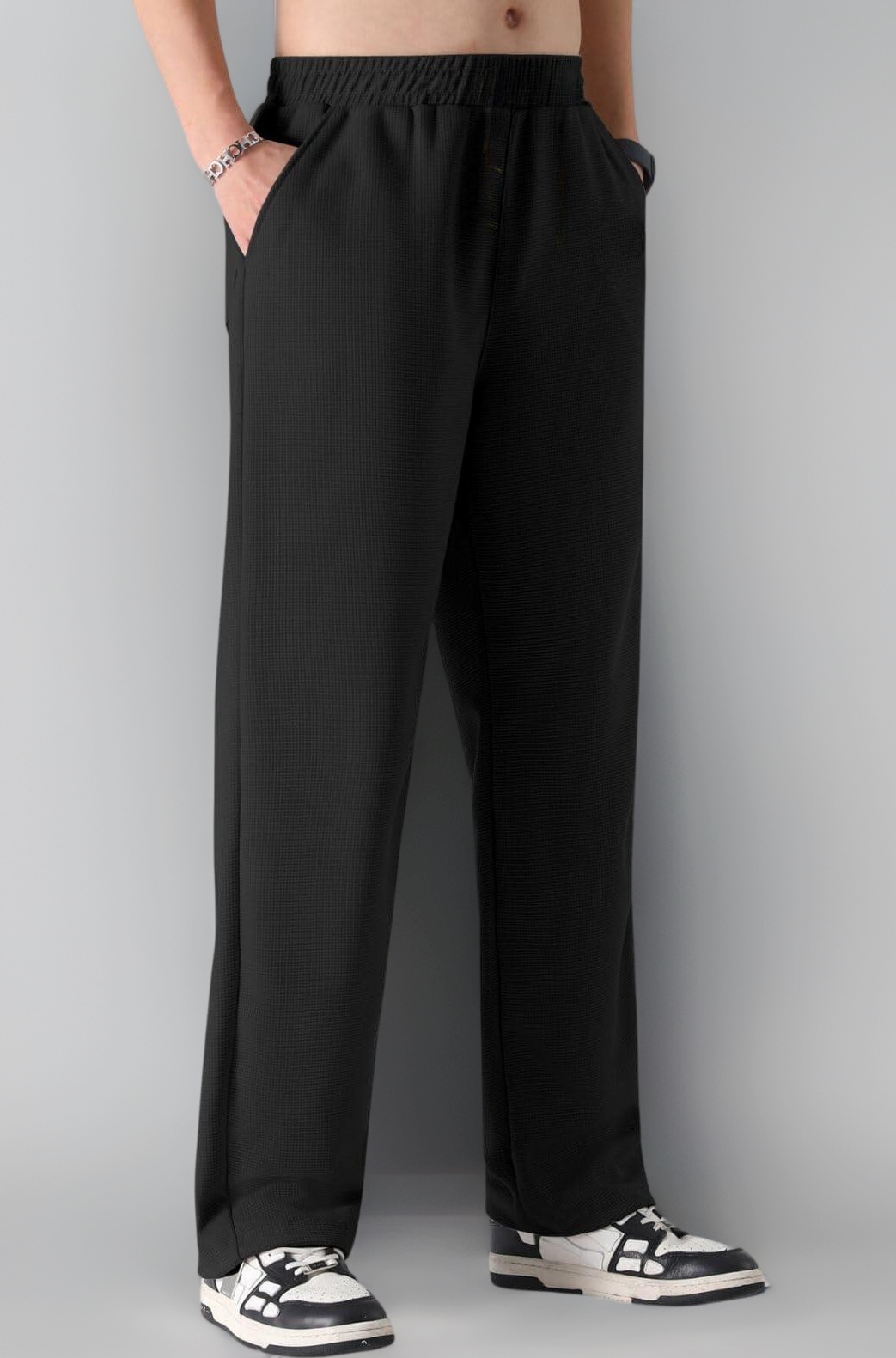 GRECIILOOKS Men's Loose Mid Rise Regular | Sports Stylish Track Pant | Trouser (Available in Plus Size and Combo Pack of 2)