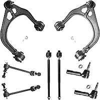 Vista 1070 de Detroit Axle - Kit de suspensión frontal de 8 piezas para Dodge Journey 2009-2015, 2 brazos de control inferiores, 2 rótulas, 2 varillas