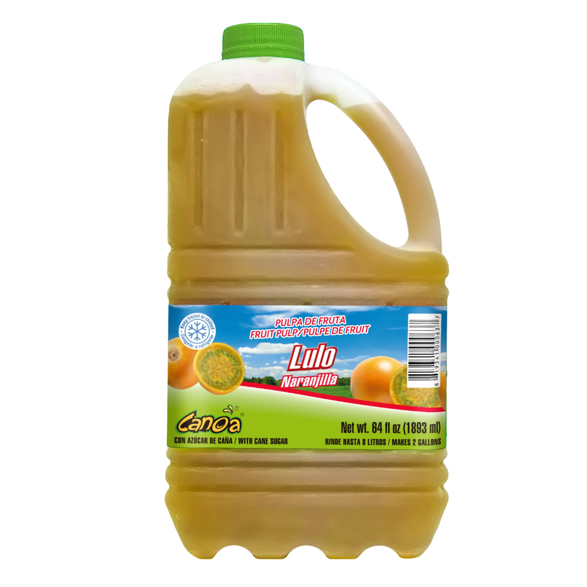 Lulo Fruit Pulp Puree Frozen - 64 oz (Pack of 6)